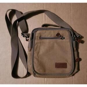 XINCADA Mens Messenger Bag Canvas Shoulder Strap Travel Bag Purse Crossbody